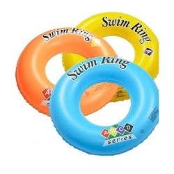 Inflatable Swimming pool ring for Girls and Boys 90CM - Random Color