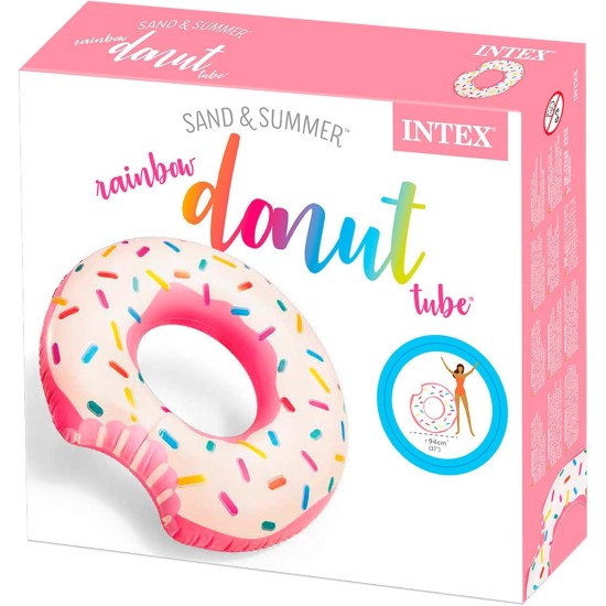 Intex Floating Raft DONUT TUBE, 56265-56265, One Size Intex Floating Raft DONUT TUBE, 56265-56265, One Size