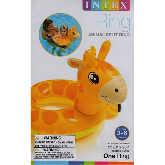 Intex inflatable animals swim ring - assorted colors and models/color and model may vary - 59220ep