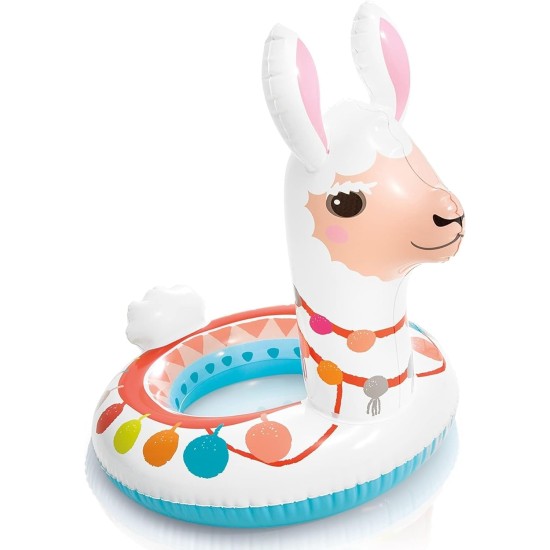 Intex inflatable deluxe flamingo swim ring - blue-58221 Intex inflatable deluxe flamingo swim ring - blue-58221