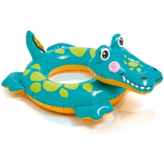 Intex inflatable deluxe flamingo swim ring - blue-58221 Intex inflatable deluxe flamingo swim ring - blue-58221