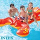 Intex twin baby swim pool funny floats toys inflatable lobster ride on-Size 84" x 54" - ‎57528NP