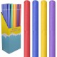 LND Gifts - Set of 6 Pool Noodles, Foam Swimming Noodle Float for Children and Adults, Strong and Flexible Swimming aid Essential for Confidence in the Pool