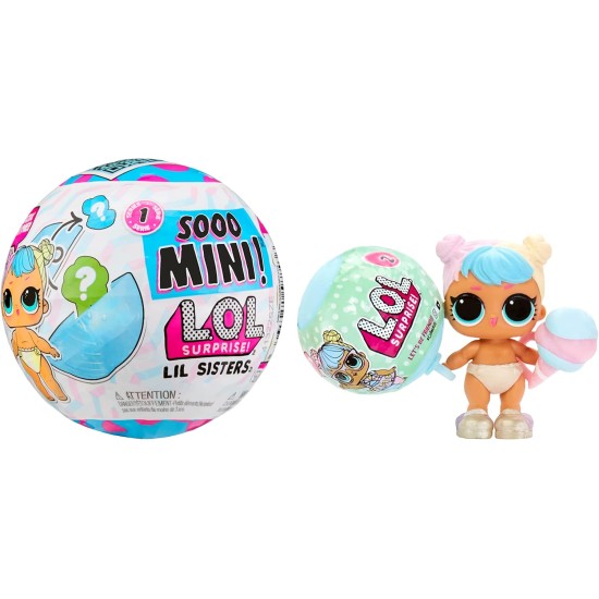 L.O.L. Surprise! L.O.L. Surprise Sooo Mini! Lil Sis Asst in Sidekick, MGA-590194 L.O.L. Surprise! L.O.L. Surprise Sooo Mini! Lil Sis Asst in Sidekick, MGA-590194