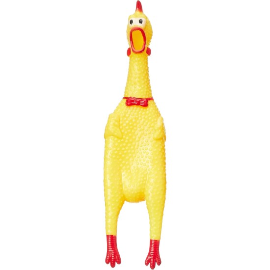 Other Generic Squeeze shrilling screaming chicken squawking chicken fun dog toy 17cm s size Other Generic Squeeze shrilling screaming chicken squawking chicken fun dog toy 17cm s size