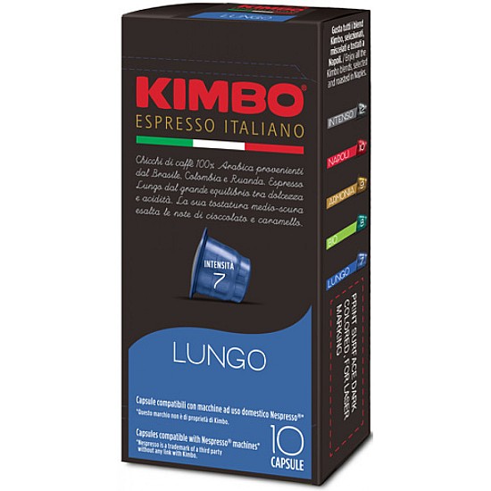 CAPSULE KIMBO NC LUNGO 10 PZ