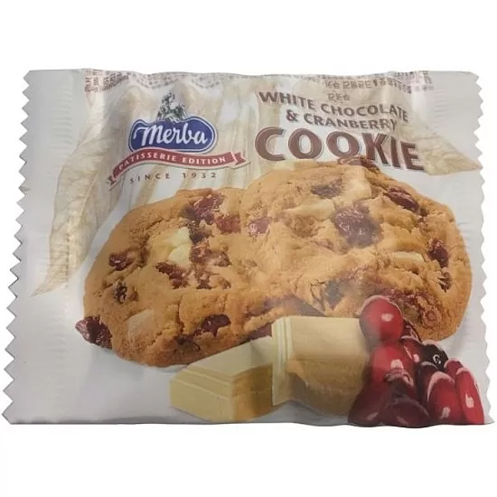Merba Cookie White Chocolate 25g