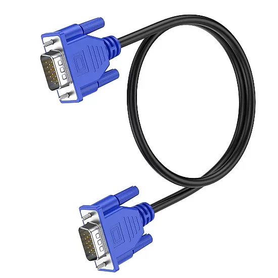VGA Cable 2-Pack, 3 Feet VGA Cord, VGA Computer Monitor Cable Male to Male with 100% Pure Copper for Computer, Laptop, Docking Station, Switch, Monitor, TV, Projector