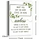 What You Say In Here Stays In Here Canvas Wall Art-Mental Health Positive Quote Canvas Framed Wall Art Painting Ready to Hang for Social Worker/ Therapist /Counseling Office Décor-12 x 15 Inches