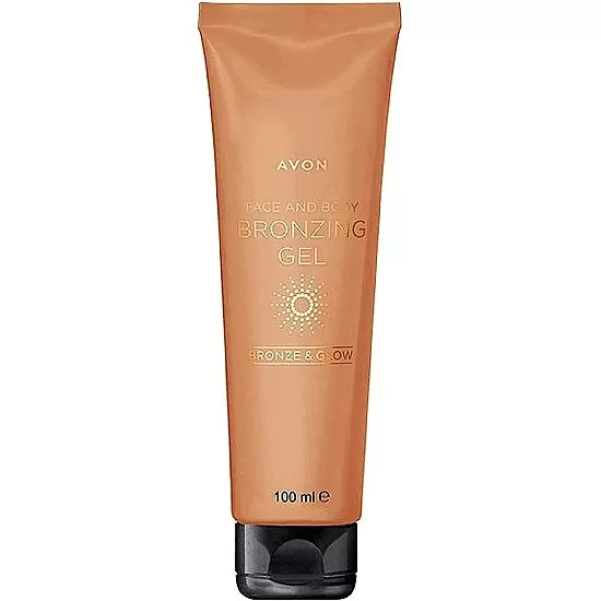 Bronze & Glow Face and Body Bronzing Gel – Medium Bronze - 100ml by Avon