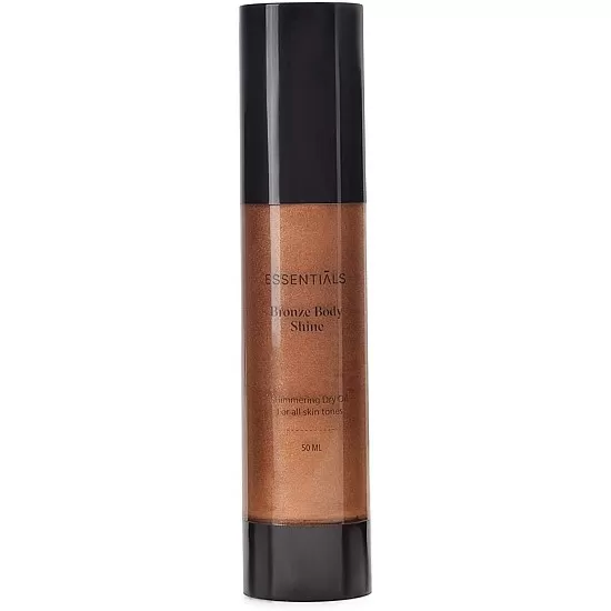 Essentials bronze body shine shimmering oil - sun kissed