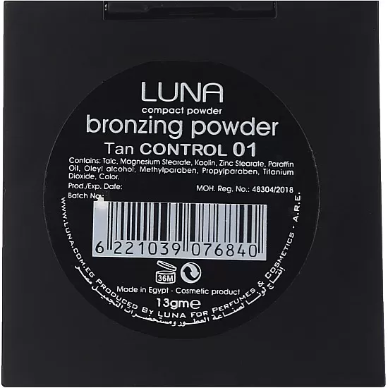 Luna 3D Tan Glow Bronzing Powder No 2