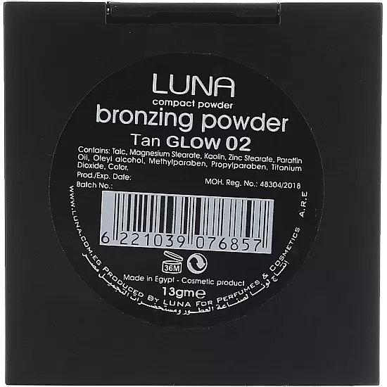 Luna 3D Tan Glow Bronzing Powder No 2