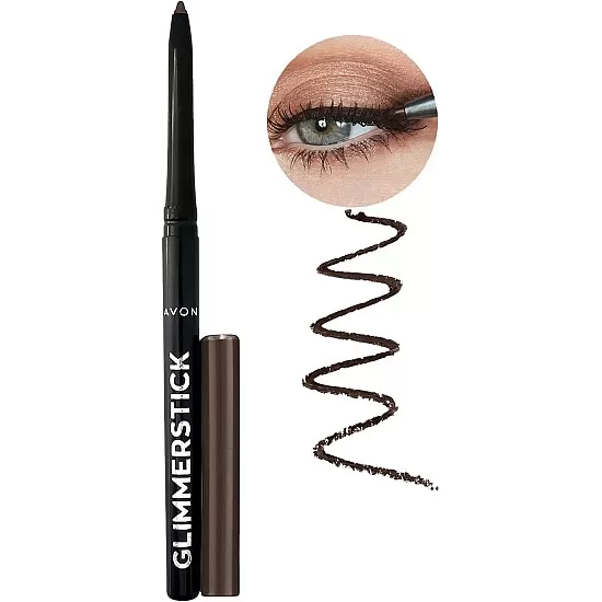 Avon True Colour Glimmerstick Eyeliner - COSMIC BROWN