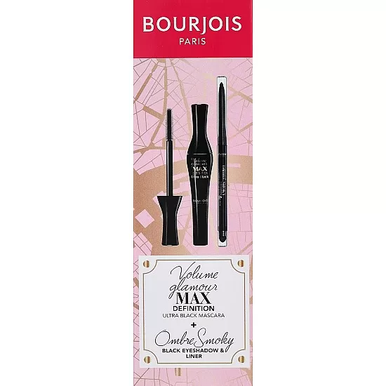 Bourjois gift set volume glamour mascara + black eyeliner