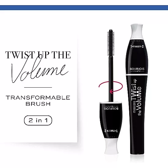 Bourjois twist extreme fiber mascara 24 black 8 ml - 0.27 fl oz