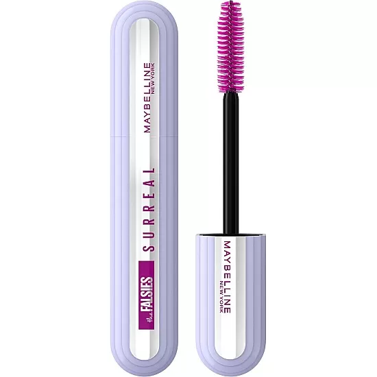 Maybelline New York Extension Mascara, Salon-Like Extension, Length & Volume, Long-Lasting 24H Buildable Formula, The Falsies Surreal, Black