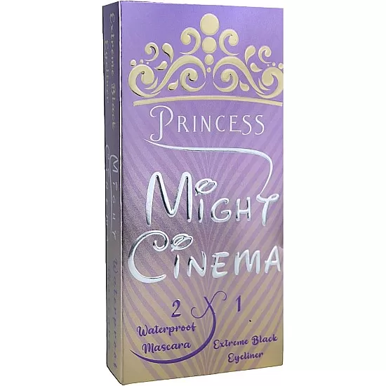 Might Cinema Princess 2x1 Waterproof Mascara&Extreme Black Eyeliner