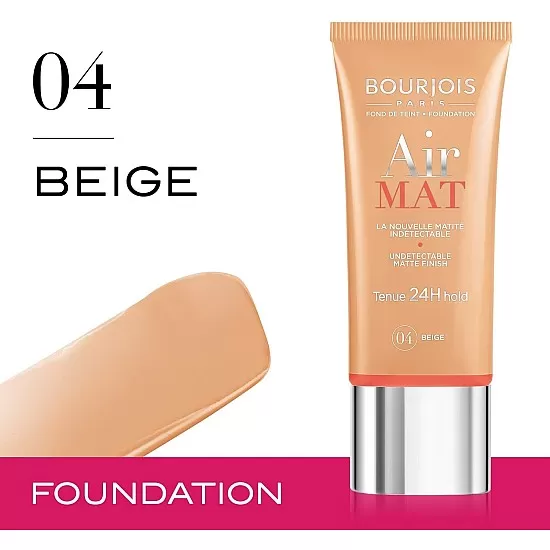 Bourjois Air Mat 24H. Foundation 04 Beige 30 ml - 1.0 fl oz