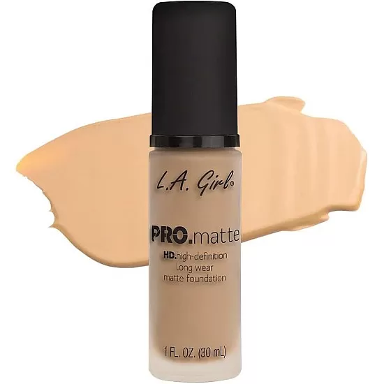 L.A. Girl pro mattte hight definition long wear matte foundation 30ml, bisque, glm672