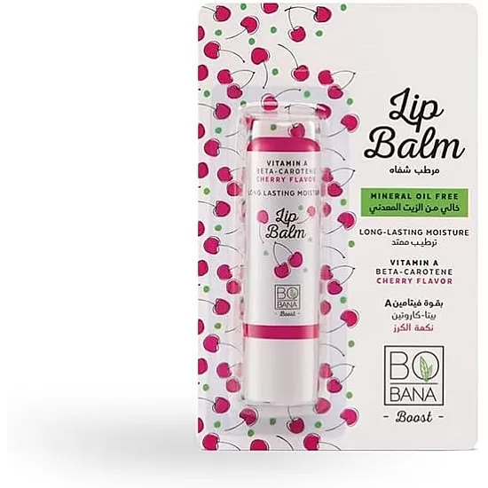 BOBANA LIP BALM CHERRY FLAVOR & VITAMIN A