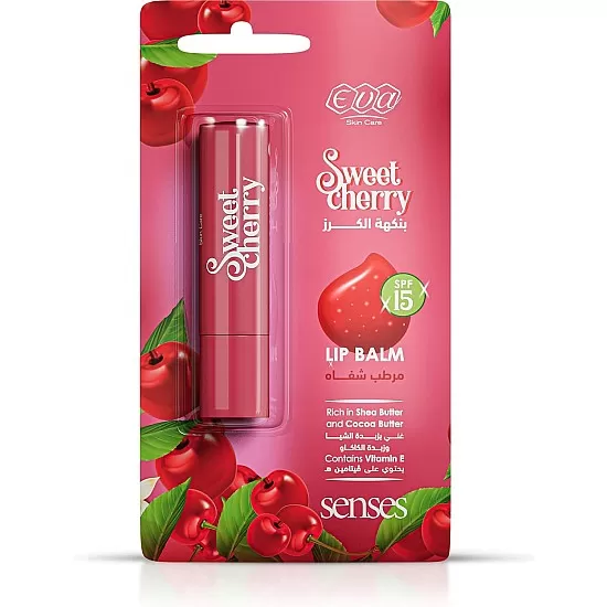 Eva Skin Care Senses Lip Balm - Sweet cherry 4gm