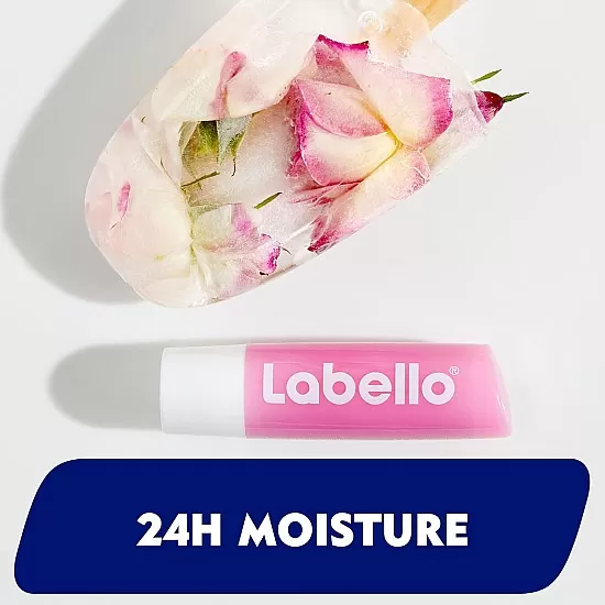 LABELLO Lip Balm, Moisturising Lip Care, Strawberry Shine, 4.8g