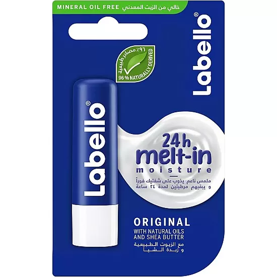 LABELLO Lip Balm, Moisturising Lip Care, Strawberry Shine, 4.8g