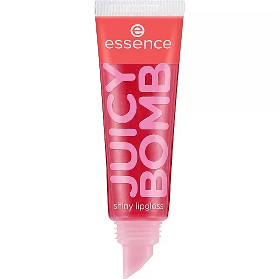 essence Juicy Bomb Shiny Lip Gloss No. 101, Transparent, Shiny, Radiant Fresh, Shimmering, Vegan, Alcohol-Free, Paraben-Free, No Microplastic Particles, Pack of 10 ml