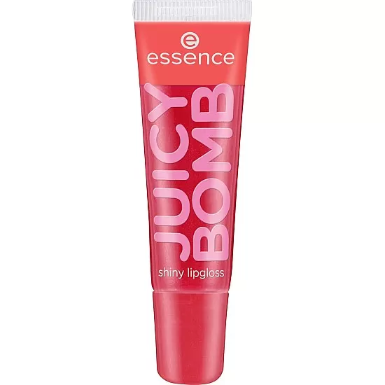 essence Juicy Bomb Shiny Lip Gloss No. 101, Transparent, Shiny, Radiant Fresh, Shimmering, Vegan, Alcohol-Free, Paraben-Free, No Microplastic Particles, Pack of 10 ml