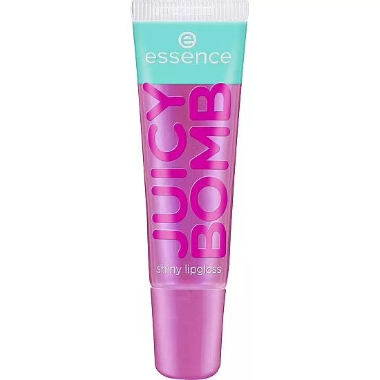 essence JUICY BOMB Shiny Lip Gloss, No. 105 Bouncy Bubblegum, Multicoloured, Shiny, Radiantly Fresh, Vegan, Conforms to Our Clean Beauty Standard, Alcohol Free (10 ml)