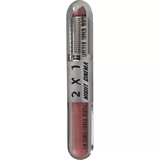 Might Cinema 2x1 Lip Gloss&Lipstick Super Matte-Shade Number 204