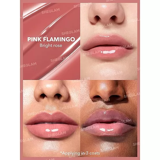 Sheglam Pout Perfect Shine Lip Plumper No.Pink Flamingo