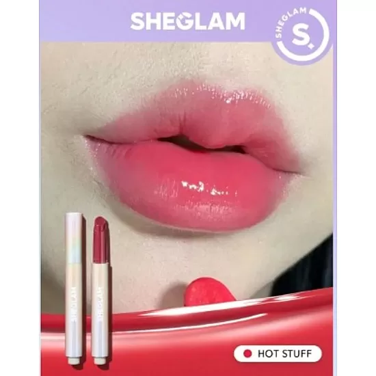 Sheglam Pout-Perfect Shine Lip Plumper Stick A Levres Repulpant Pout-Perfect Shine -Hot Stuff