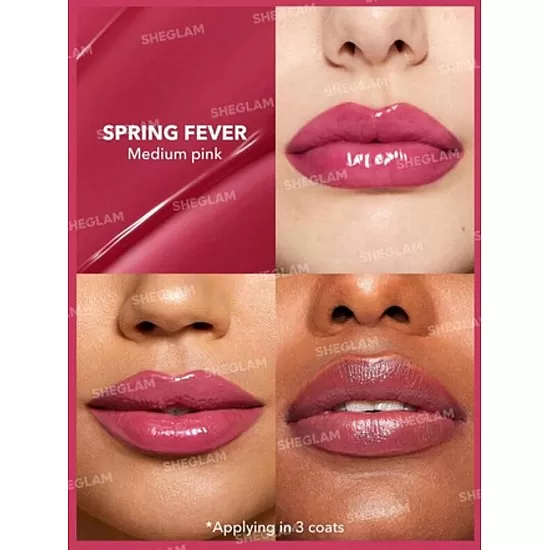 Sheglam Pout-Perfect Shine Lip Plumper Stick A Levres Repulpant Pout-Perfect Shine -Spring Fever