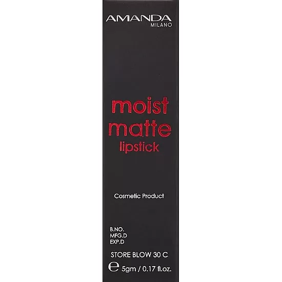 Amanda Milano Moist Matte Lipstick - 25, 4.5 g