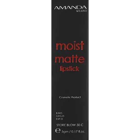 Amanda Milano Moist Matte Lipstick - 25, 4.5 g