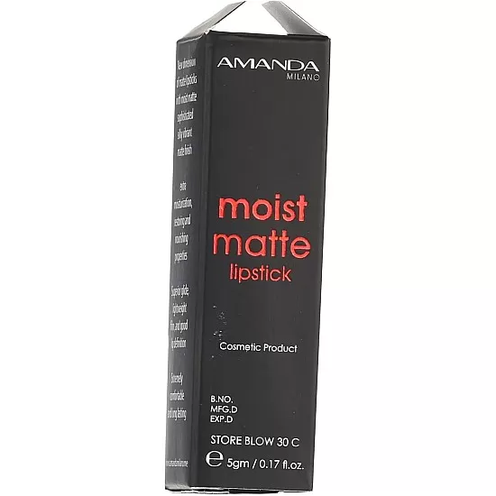 Amanda Milano Moist Matte Lipstick - 25, 4.5 g