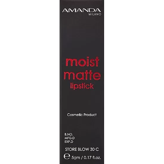 Amanda Milano Moist Matte Lipstick - 25, 4.5 g