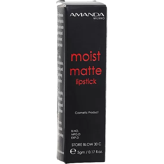 Amanda Milano Moist Matte Lipstick - 25, 4.5 g