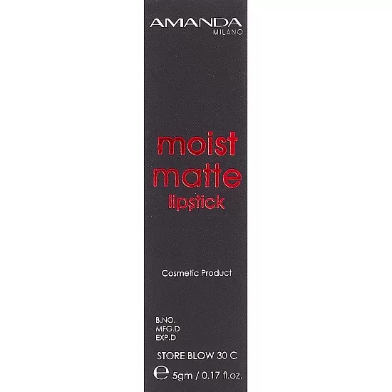 Amanda Milano Moist Matte Lipstick - 25, 4.5 g