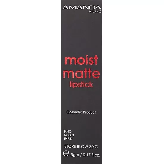 Amanda Milano Moist Matte Lipstick - 25, 4.5 g