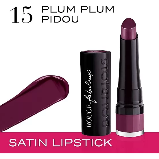 Bourjois rouge fabuleux the lipstick 15 plum plum pidou