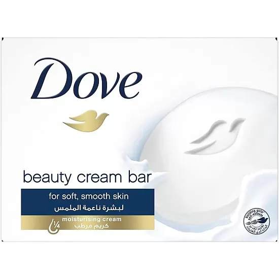 Dove Beauty Cream Bar Soap White Made with ¼ moisturizing cream 90G