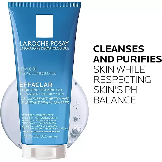 La Roche-Posay Avaclar Purifying Foaming Gel, 200 ml