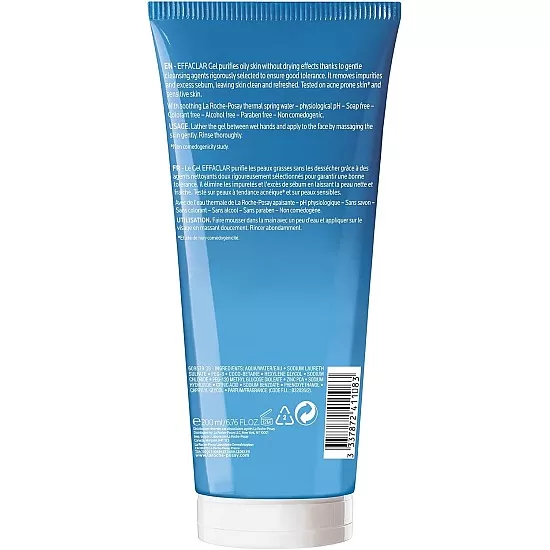 La Roche-Posay Avaclar Purifying Foaming Gel, 200 ml