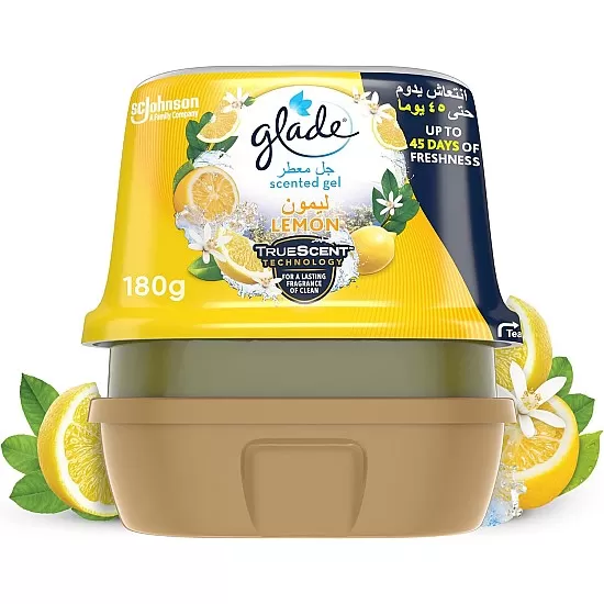 Glade Scented Gel Lemon, 180 g