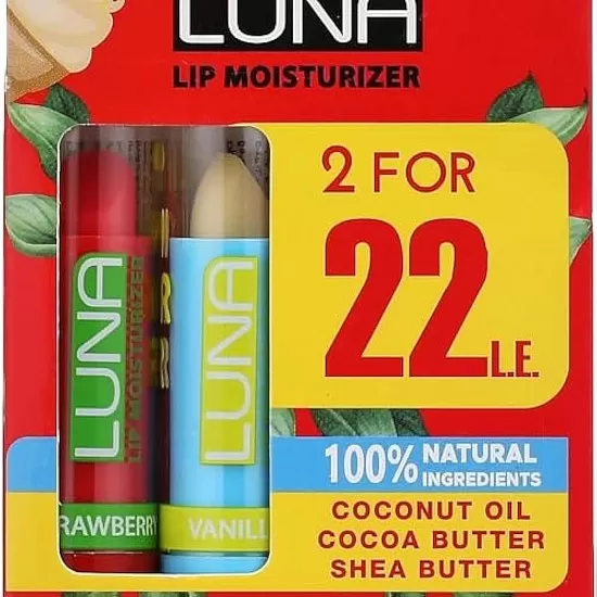 Luna Lip Moisturizer Strawberry + Vanilla (Card 1+1)