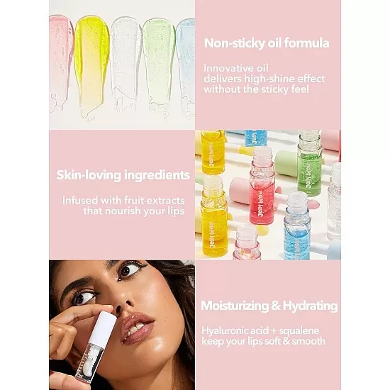 SHEGLAM Jelly Wow Hydrating Lip Oil Berry Involved