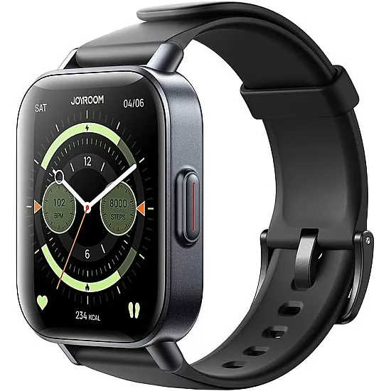 Joyroom FW12 Small R-FT3 Pro Smart Watch IP 68 Waterproof Answer/Make Call, Supports the Arabic language,Fitness Tracker Heart Rate Monitor, Black